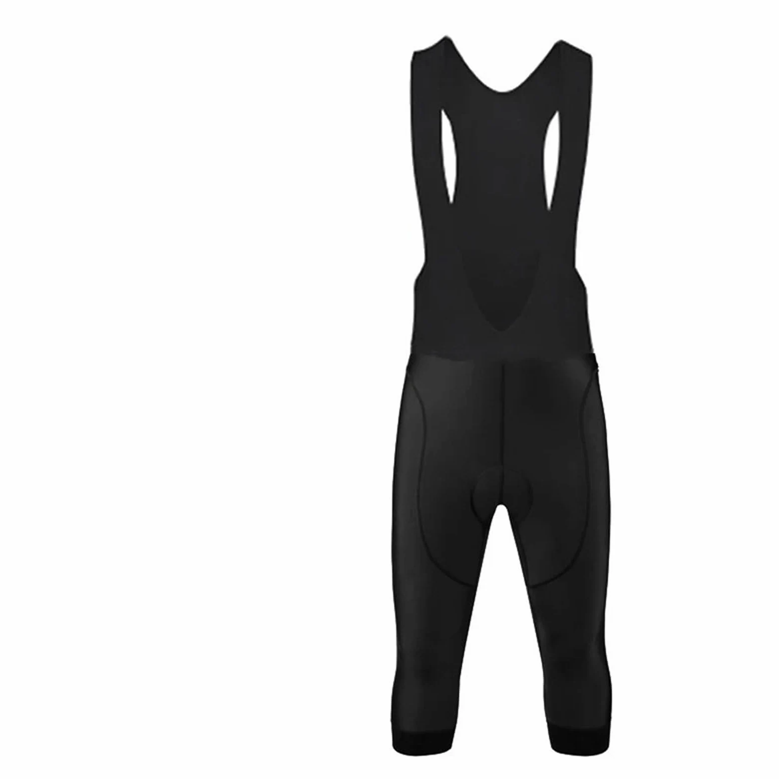 Pantaloncini Ciclismo Pantaloncini Neri con Bretelle da Ciclismo per Uomo, Imbottitura in Gel 19D, Pantaloni 3/4 Estivi, da MTB, Traspiranti e Asciugatura Rapida.(Black H Shorts,XL)