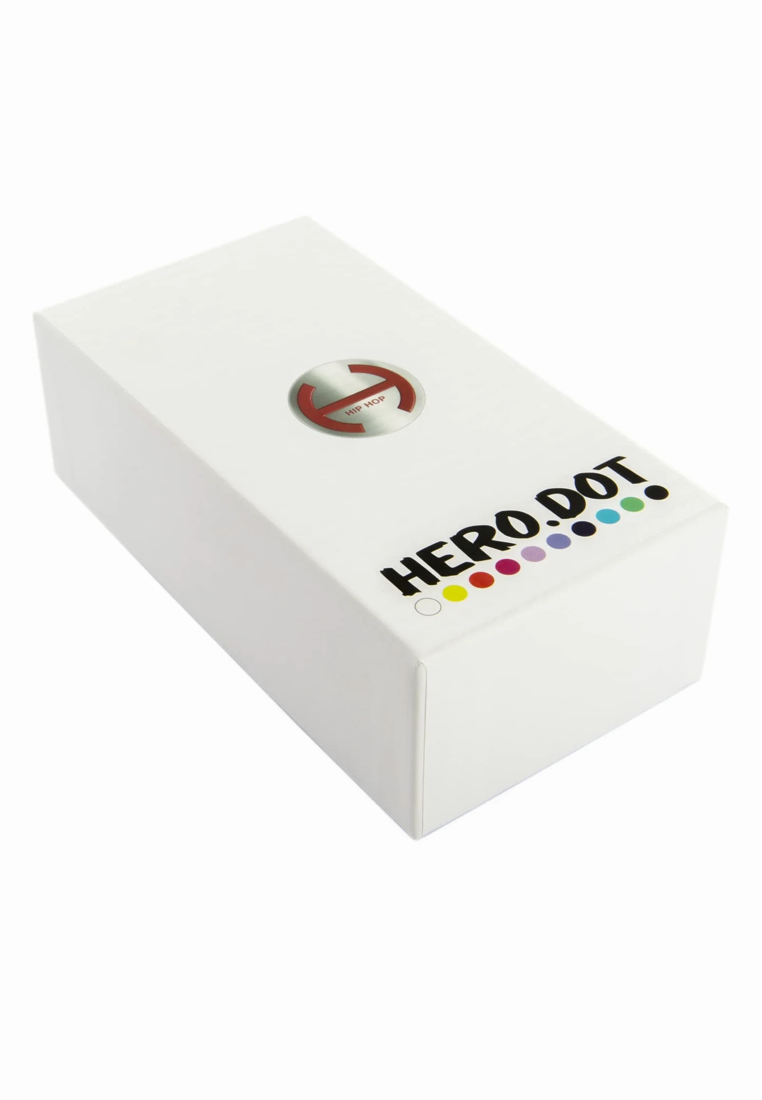 HIP HOP, Collezione Hero.Dot, Orologio Donna, Cinturino in Silicone Soft Touch Intercambiabile, Pratica Chiusura, Lunetta Bianca, Numeri Verdi, Cassa 34 mm, Movimento al Quarzo