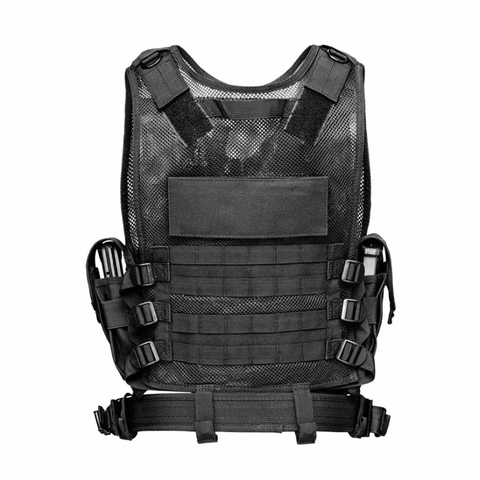 Maglia per Tattico Militare Esercito Poliestere Airsoft Gilet da Caccia per all’Aperto Campeggio Escursionismo Tactical Vest