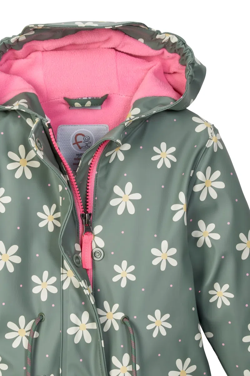 first instinct by killtec Fios 15 Mns Ct Parka gommato/impermeabile con cappuccio Unisex - Bambini e ragazzi