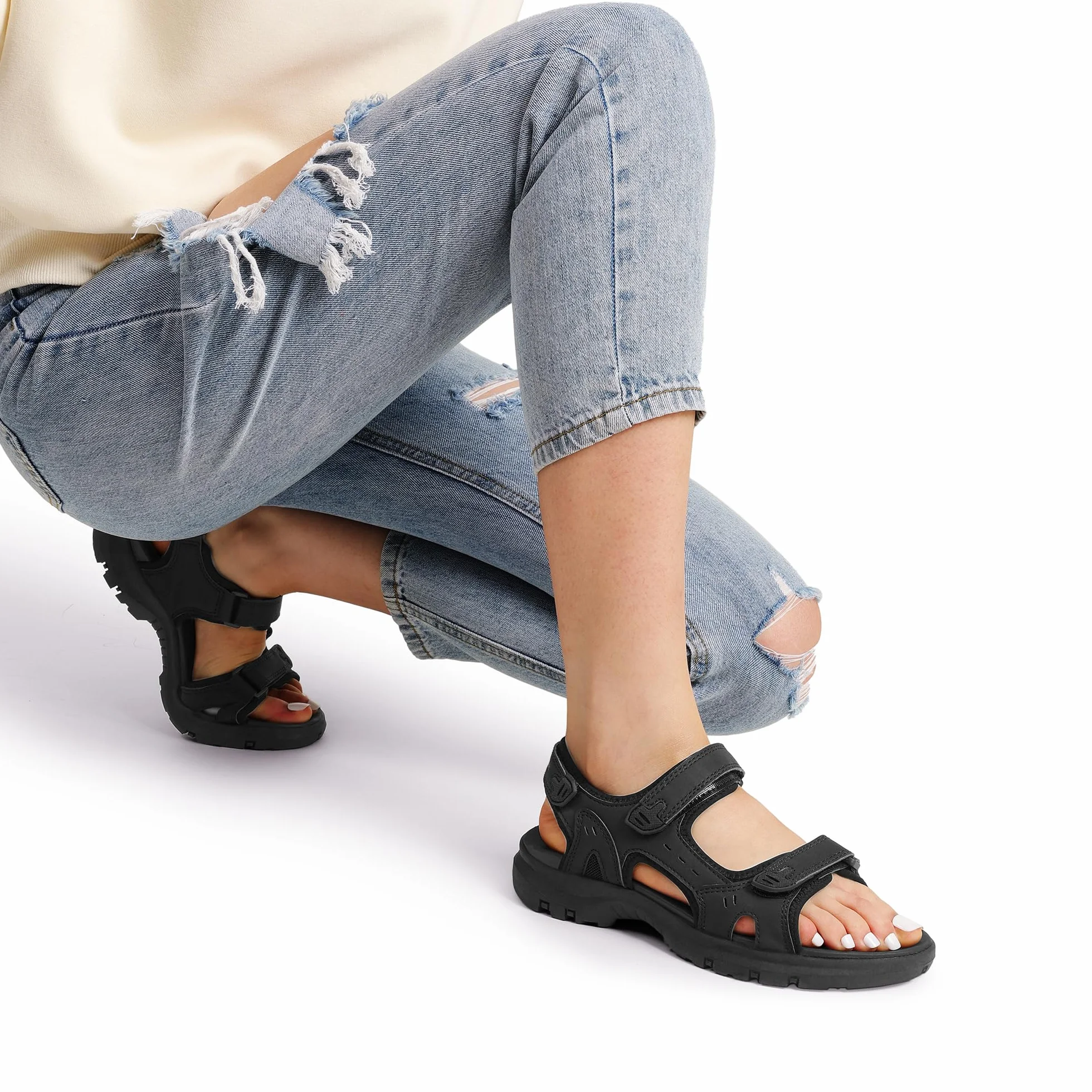 DREAM PAIRS Estivi Sandali Sportivi da Donna Comodi Apert Casual da Trekking