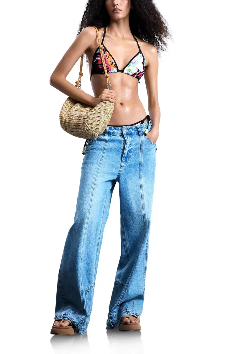 Desigual Daikiri Top Bikini Bottoms Donna