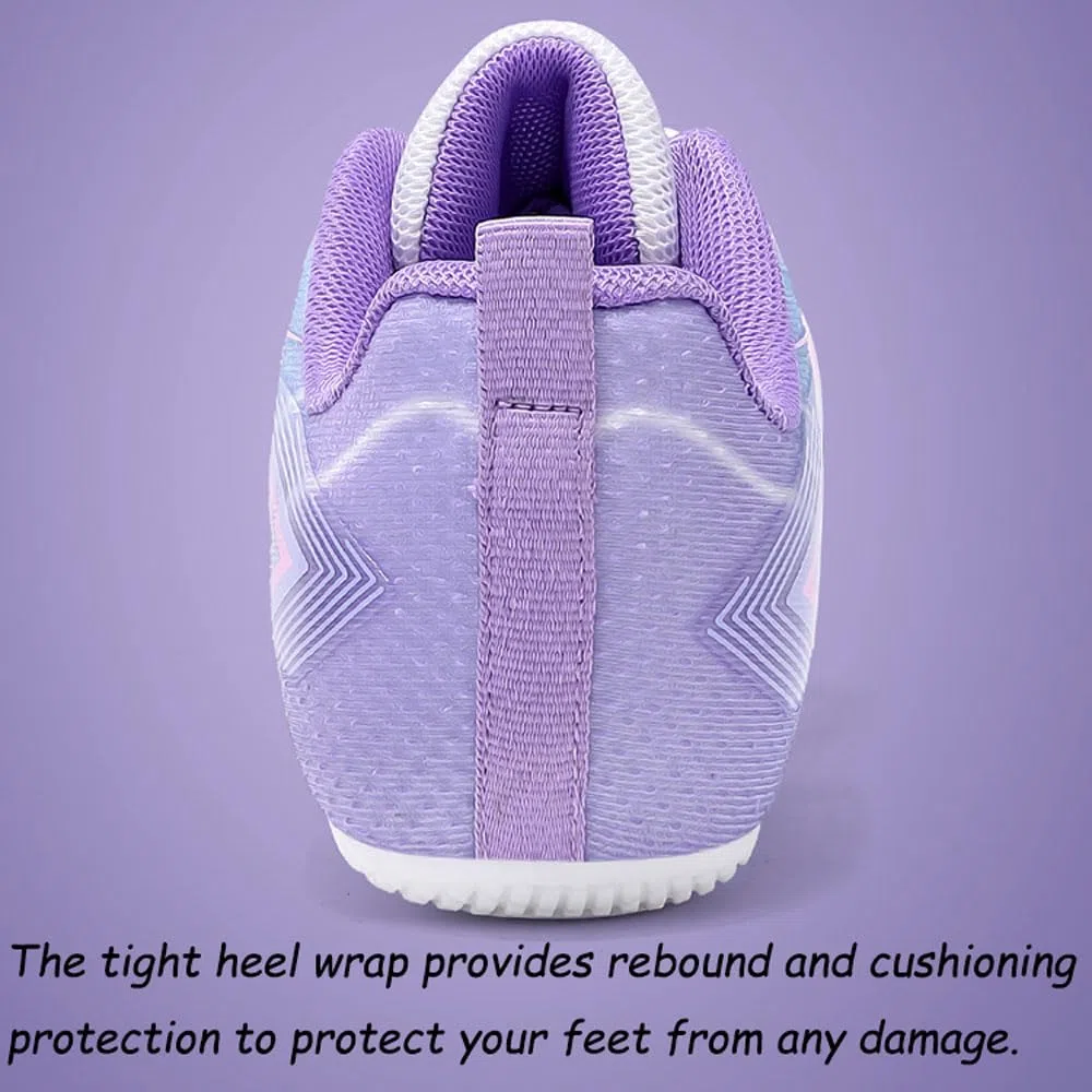 Scarpe da Atletica Leggera da Donna e da Ragazza, Scarpe da Ginnastica da Corsa con 7 Chiodi Rimovibili, Scarpe da Salto Traspiranti e Leggere, Scarpe da Corsa Sprint Professionali, 35-41 EUU