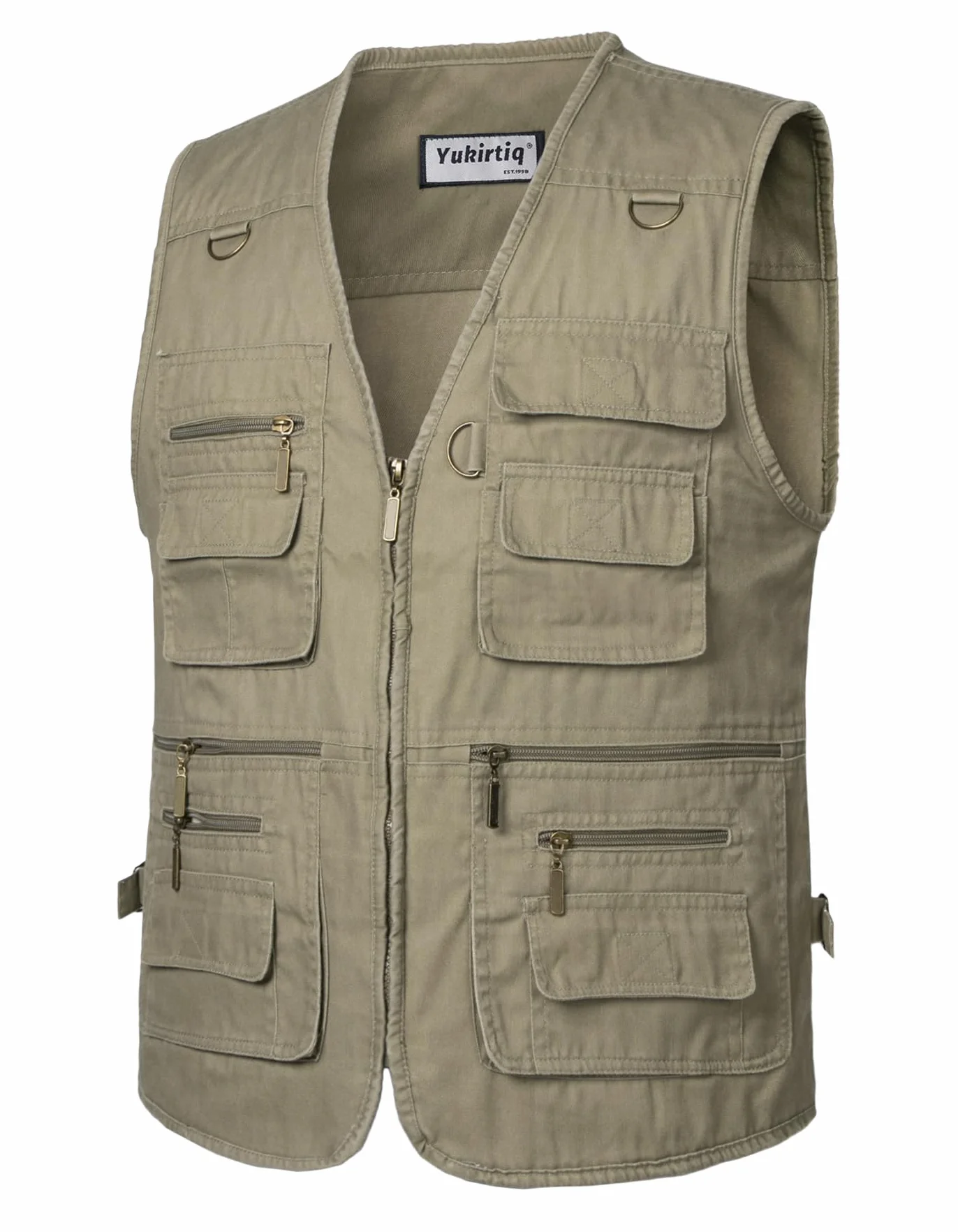 Uomo All'Aperto Viaggio Tasche Gilet Fotografico Casuale Panciotto Campeggio Pesca Gilet per Reporter Caccia Tempo Libero Fotografi Denim Giacche Gilet