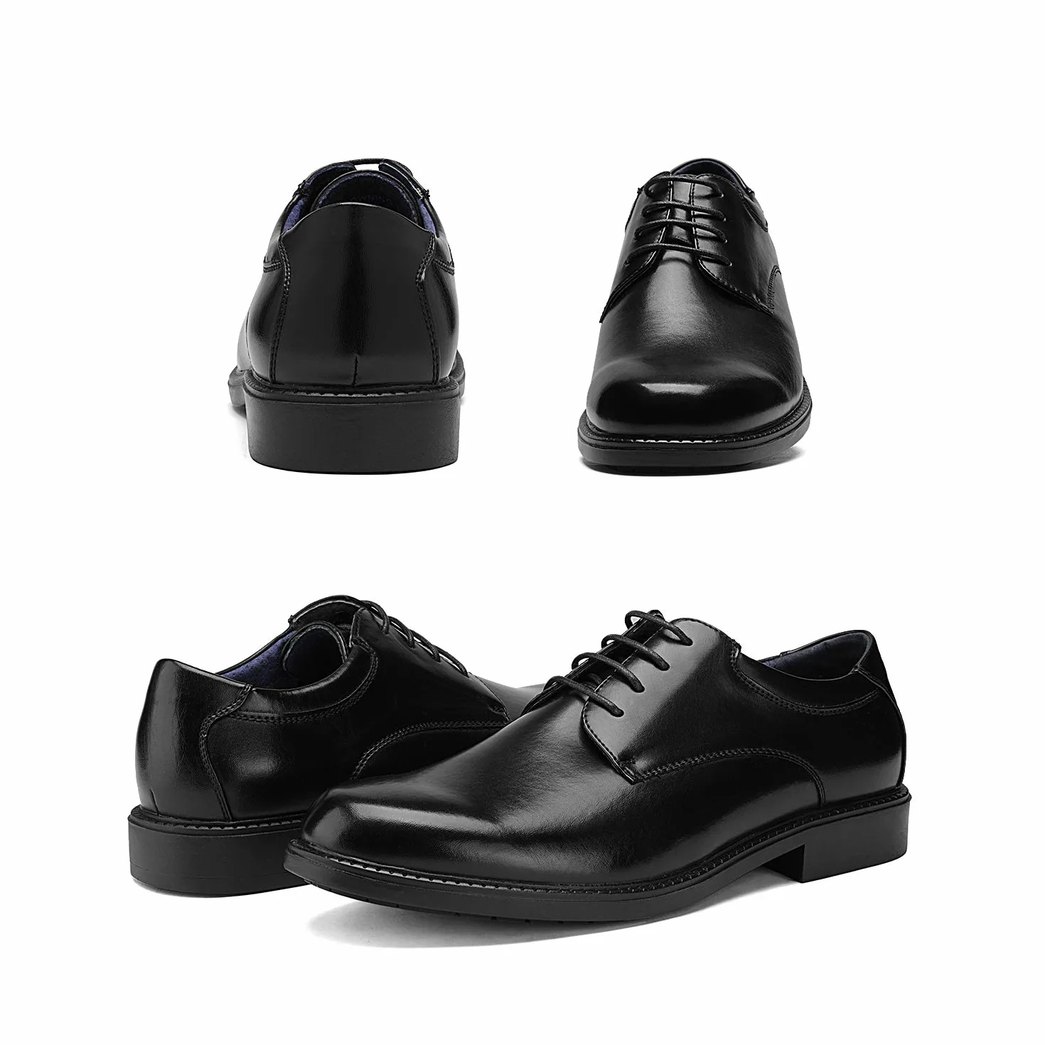 Bruno Marc Scarpe Uomo Eleganti Basse Vintage PU Stringate Derby Scarpe Oxford