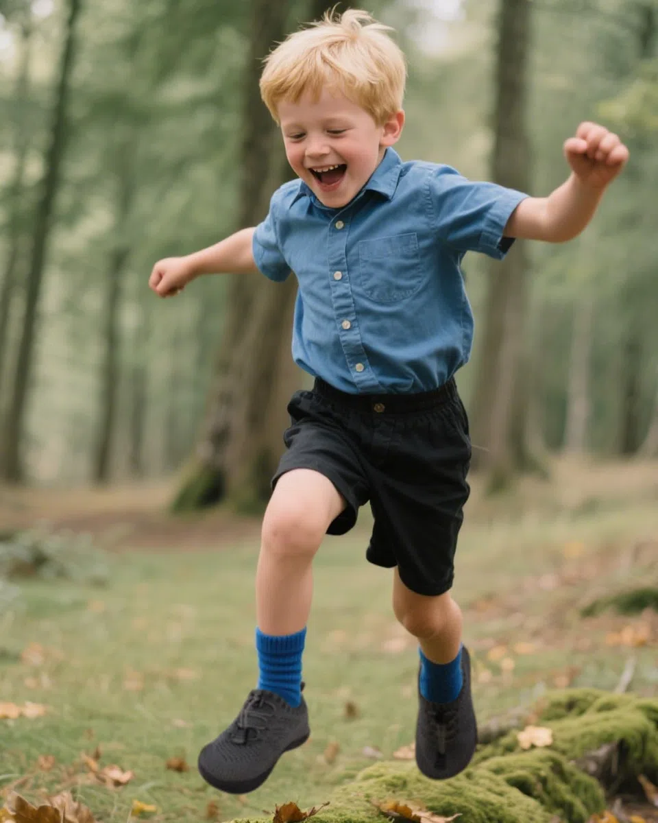 Scarpe A Piedi Nudi per Bambini A Punta Larga Knit Boys Girls Slippers Minimal Toddler Walking Shoes Minimalista Traspirante