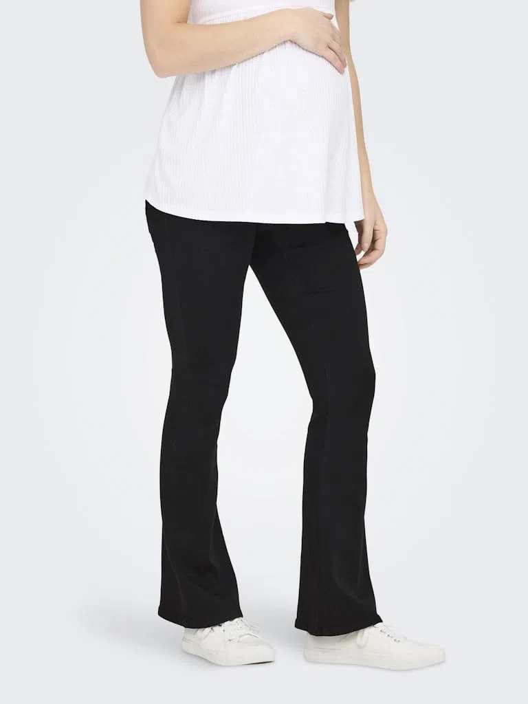 ONLY MATERNITY Olmrain Life Reg Push Up Flared Noos Donna