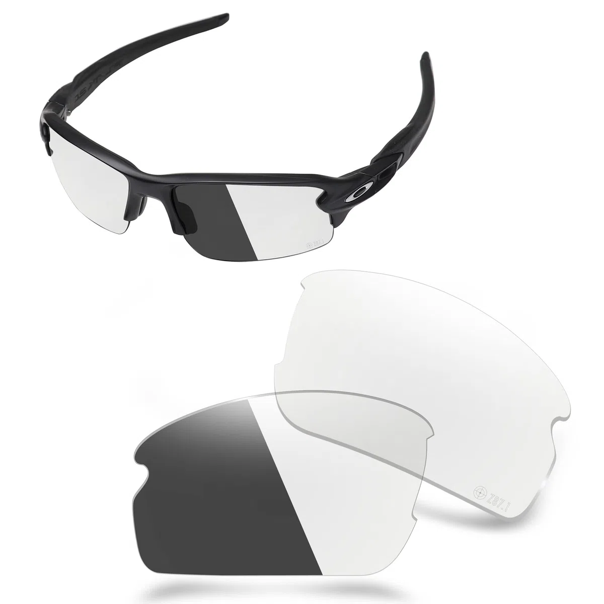 ANSI Z87.1 - Lenti di ricambio compatibili con Oakley Flak 2.0 OO9295