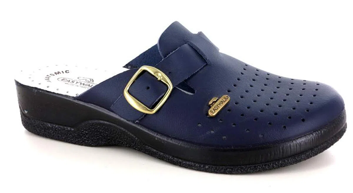 EASY WALK Pantofole Ciabatte SANITARIE Donna MOD.800 Blu
