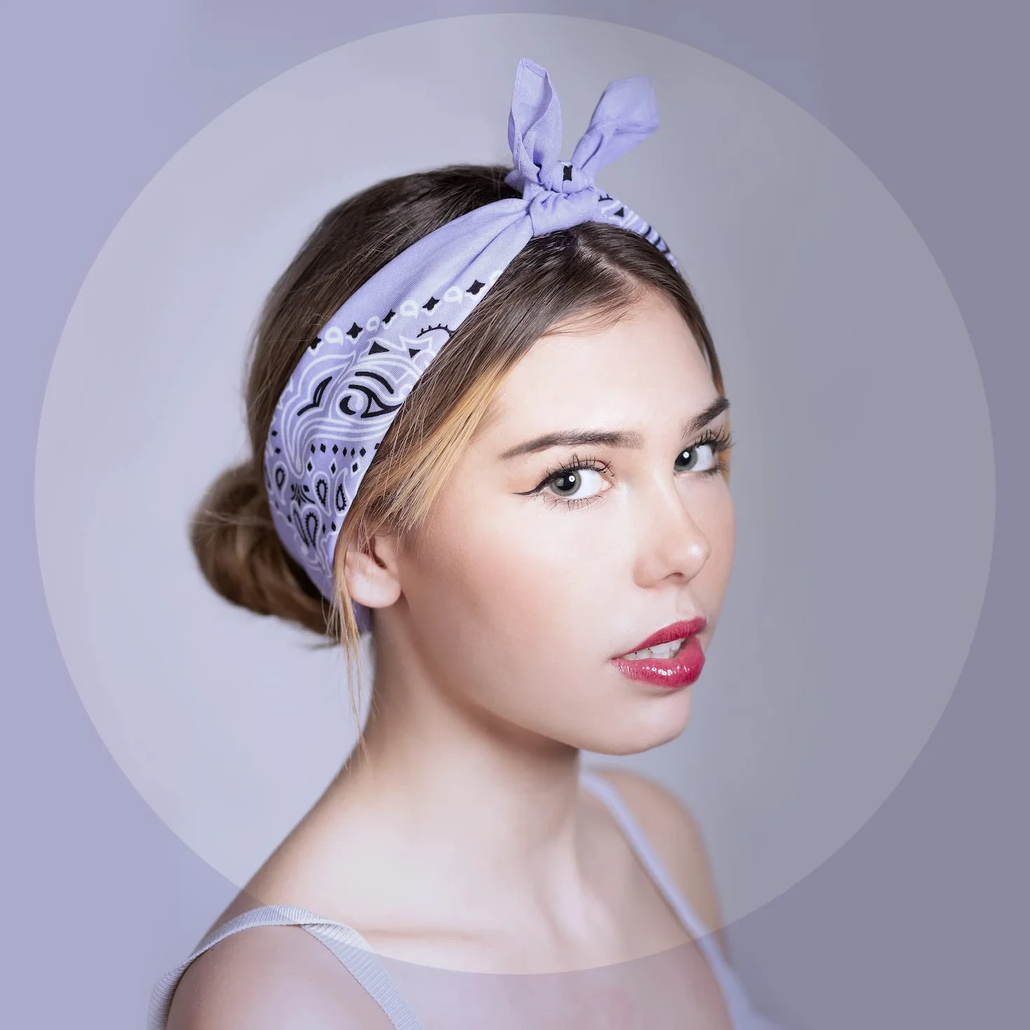 BANDANA set da 5 10 20 - Motivo Paisley Mandala - 100% Cotone - Spessore Superiore - 20 Colori Esclusivi