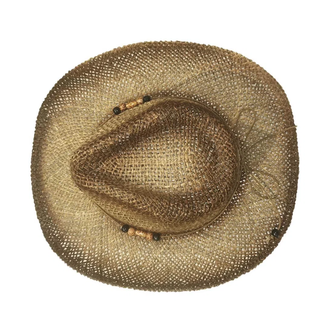 Cappello Estivo da Uomo in Carta Paglia, Cappello da Cowboy da Donna con Fascia, Cappello da Cowboy Unisex