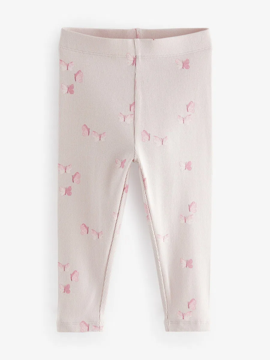 NEXT Ragazza Confezione da 5 Leggings a Coste