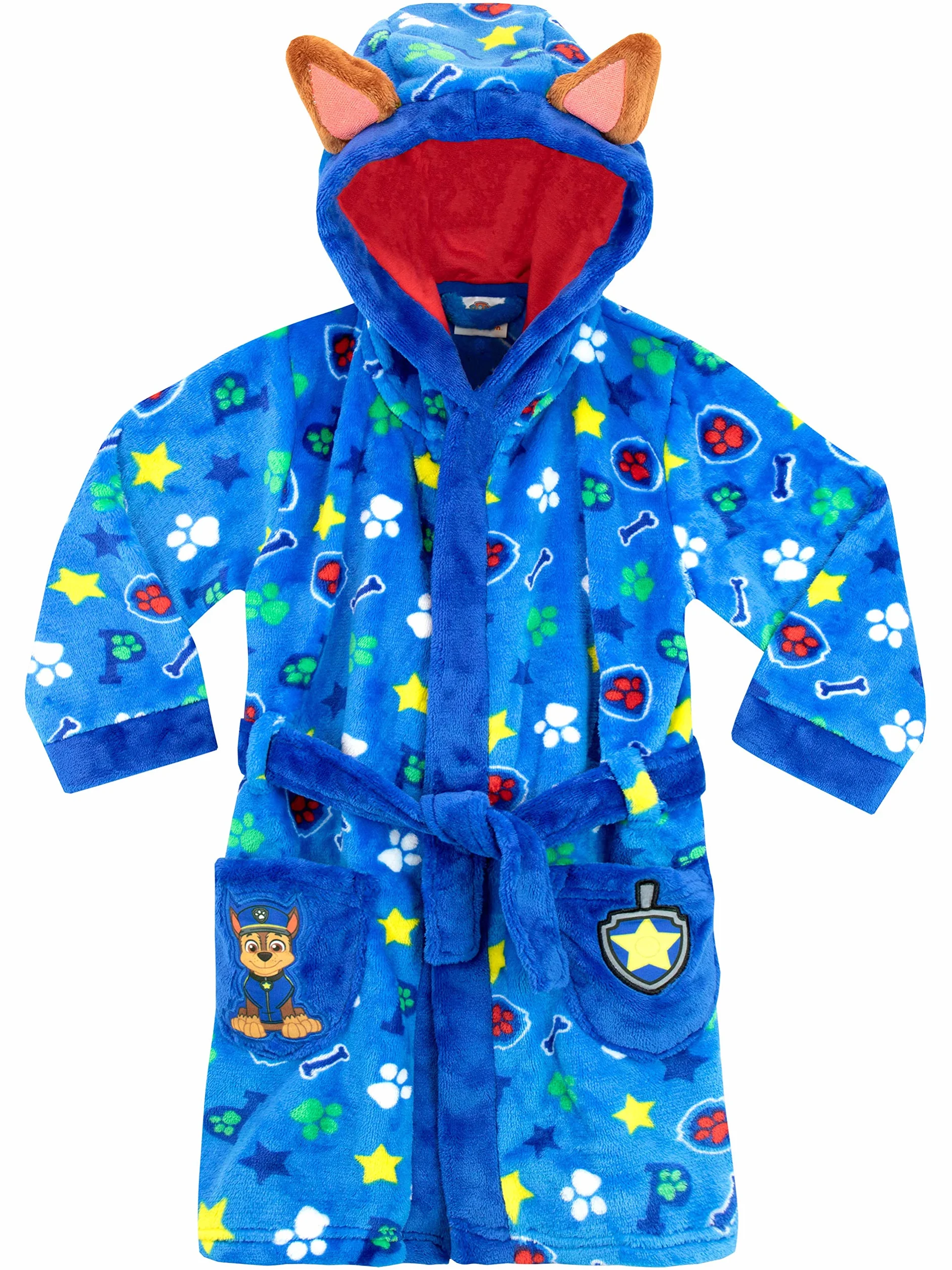 Paw Patrol Accappatoio Bambino | Vestaglia Pile Chase | Vestaglie per Bambini