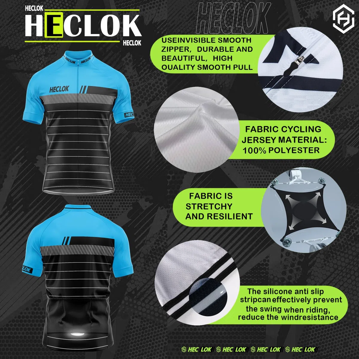 Uomo Abbigliamento Ciclismo Set Abbigliamento Completo Ciclismo Uomo Estivo per Bici da MTB Abbigliamento Ciclismo Set Tuta Bici Maglia + Salopette Pantaloncini 9D Gel Imbottito