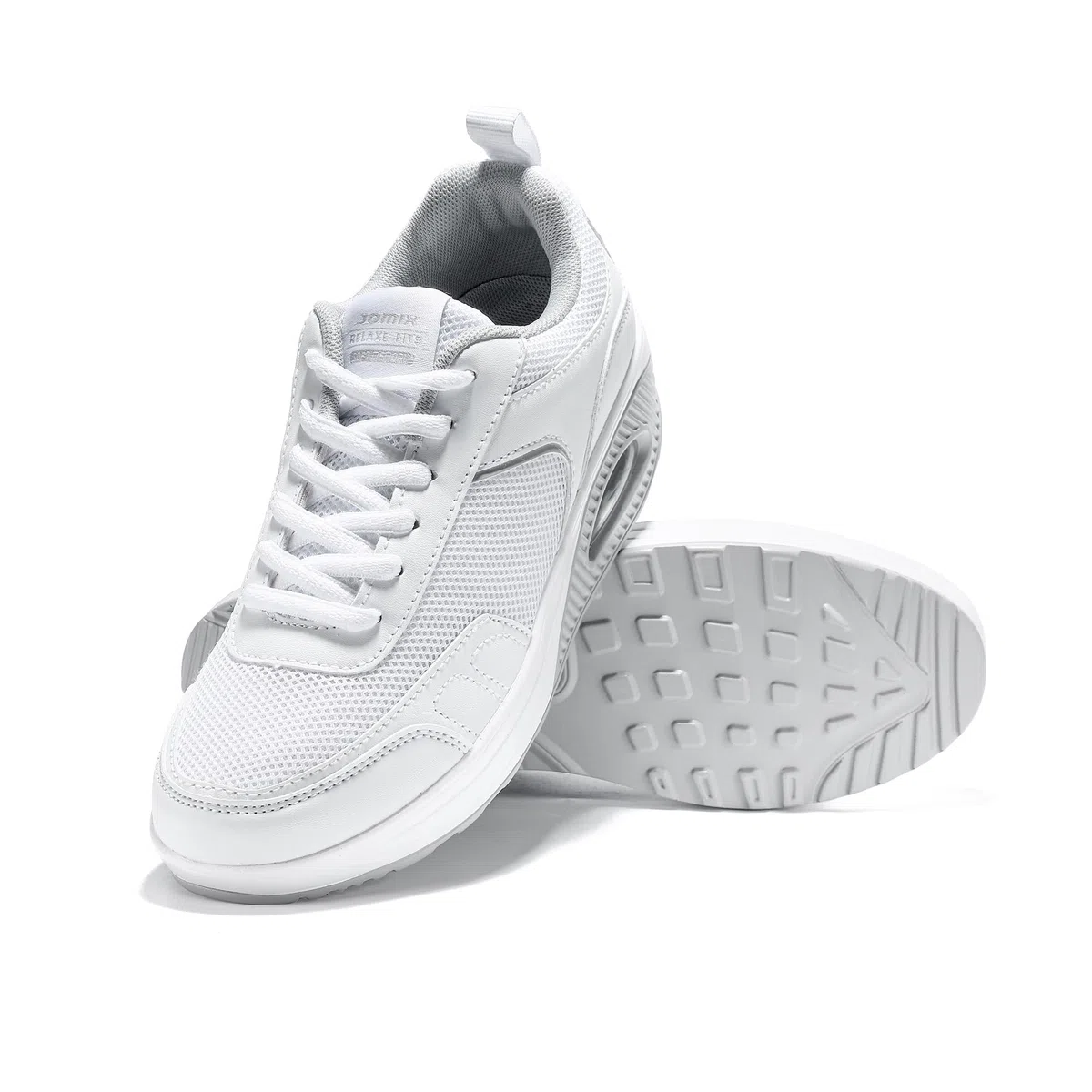 JOMIX Scarpe Basculanti Donna Scarpe Dimagranti Fitness Camminata Passeggio Ginnastica Comode Leggere Zeppa Ergonomica Ammortizzata Antiscivolo Traspirante Chiusura a Lacci SD9133
