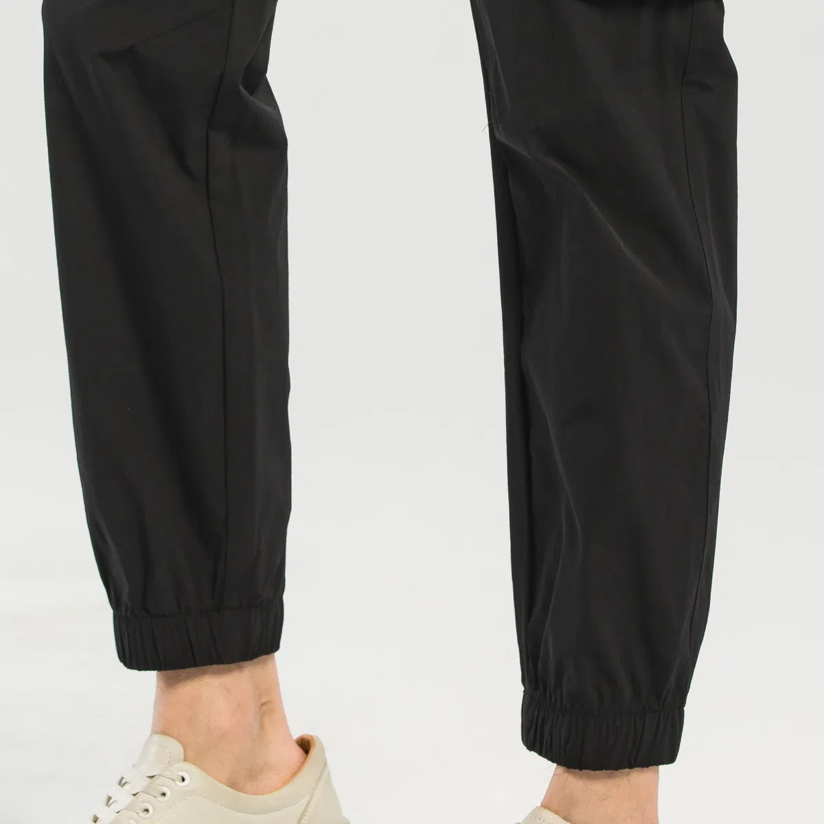 TONY BACKER Pantaloni Cargo da Uomo, Tessuto Leggero Estivo, Vita Elasticizzata con Lacci 2223