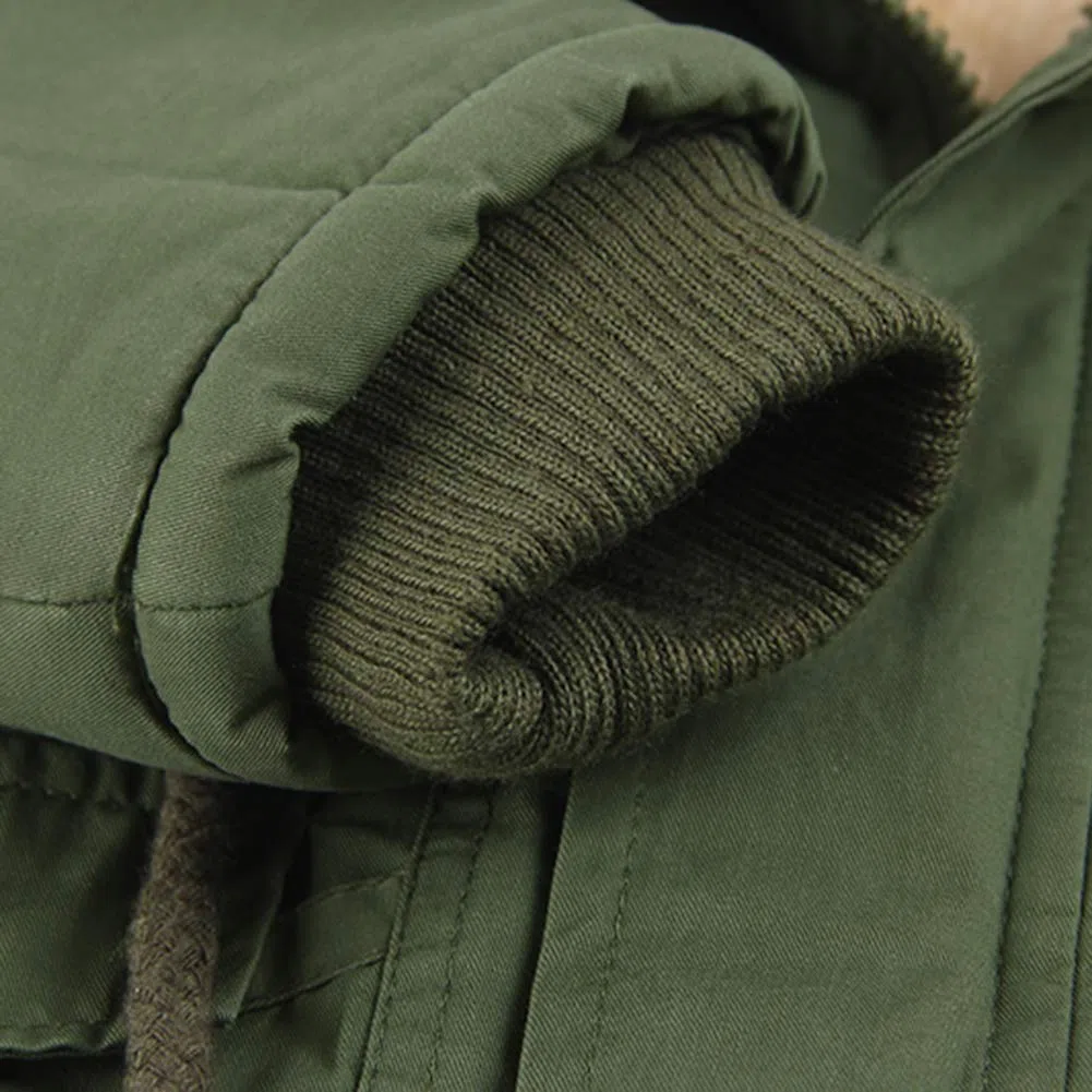 amropi Bambini Ragazzi Cappuccio Parka Inverno Giacca Foderato in Pile Caldo Cappotti per 3-9 Anni