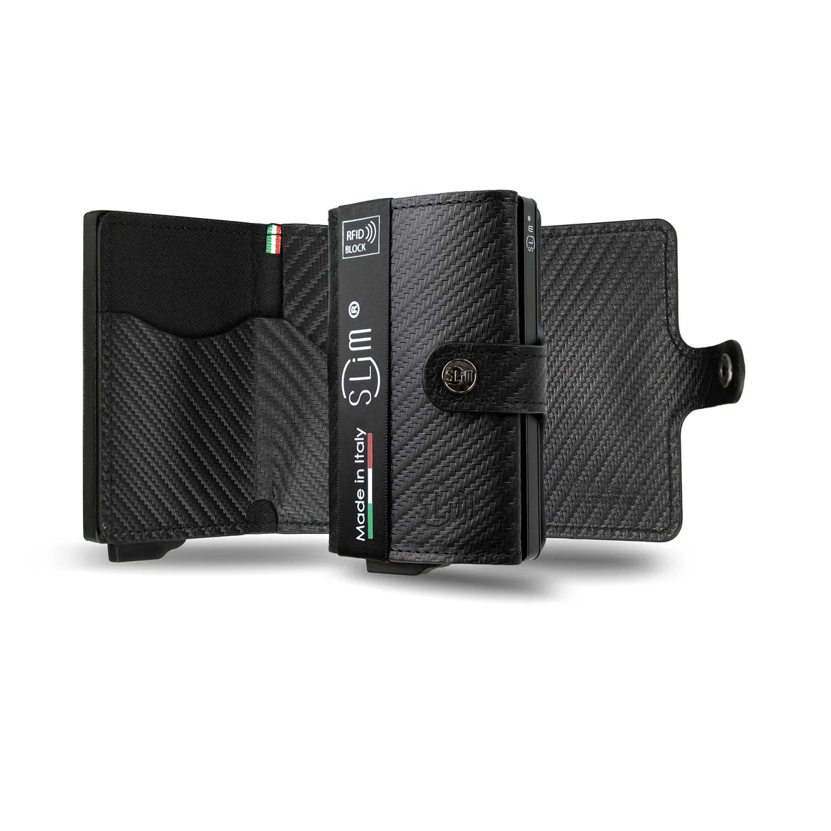 SLim Porta Carte di Credito Schermato Portafoglio Uomo Rfid Portatessere Anticlonazione Donna Portacarte Uomo