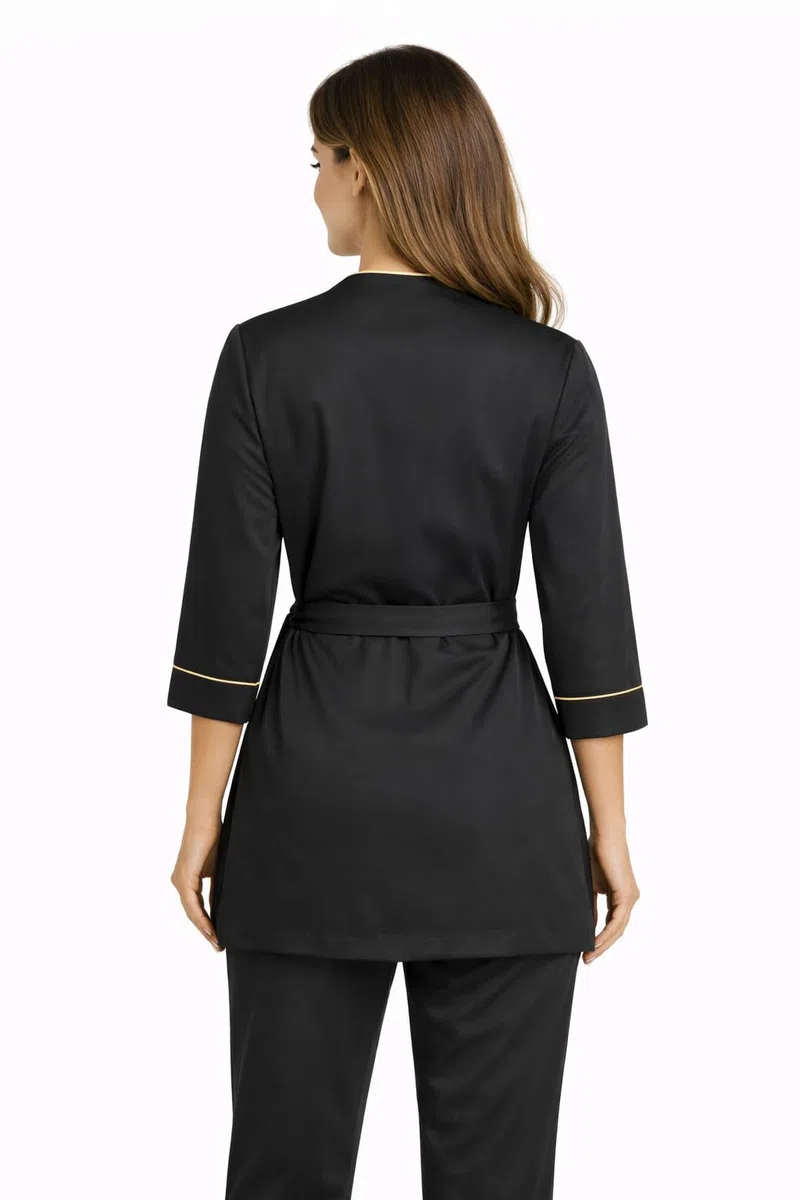 OL002N Kimono Donna per Estetista E Parrucchiere
