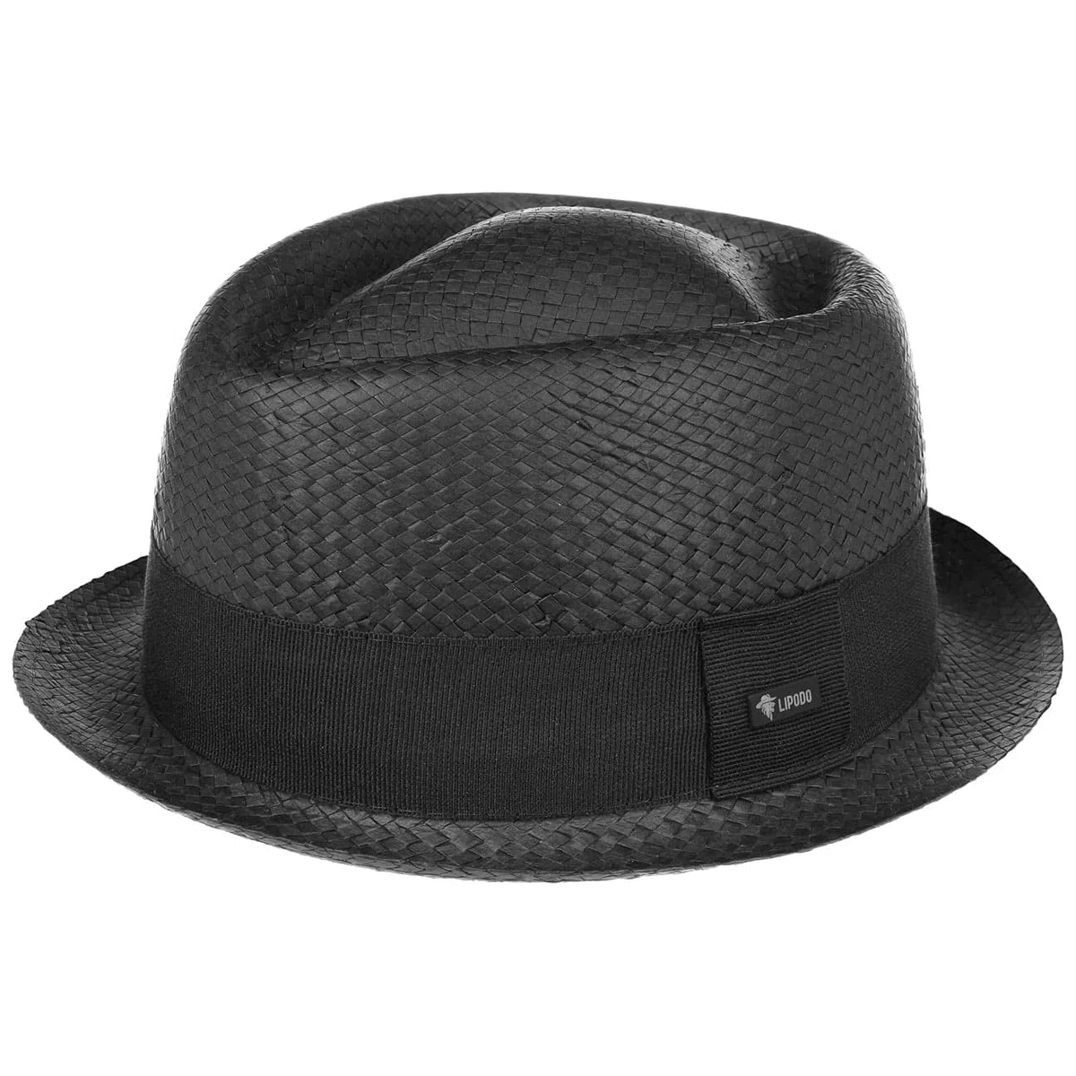 LIPODO Acapulco Cappello Pork Pie Paglia Prodotto in Italia Unisex Primavera Estate