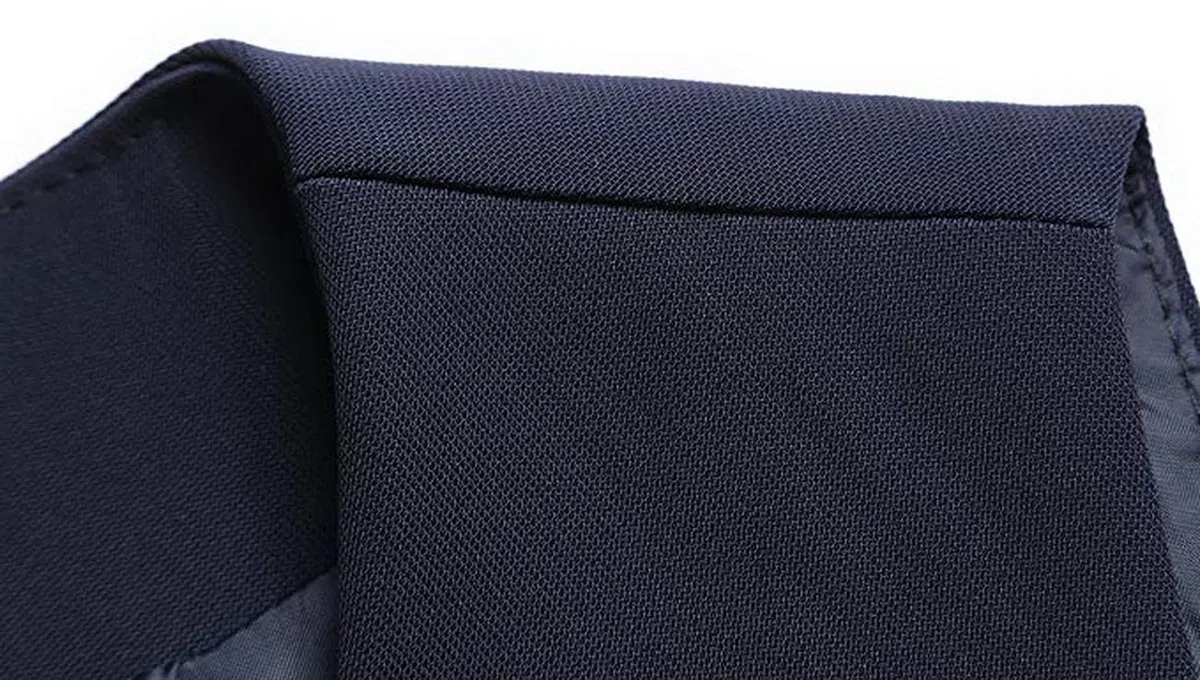 V VOCNI Gilet da donna completamente foderato con 4 bottoni con scollo a V
