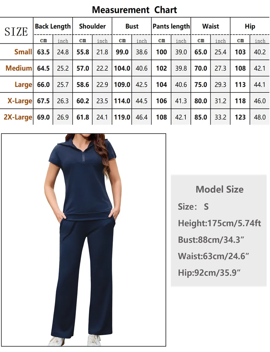 Aottori Tuta Sportiva Donna Completa Due Pezzi Casual Tuta da Ginnastica Estiva T-Shirt Manica Corta e Pantaloni con Tasche e Coulisse Pigiama Set per Jogging Training Casa Fitness