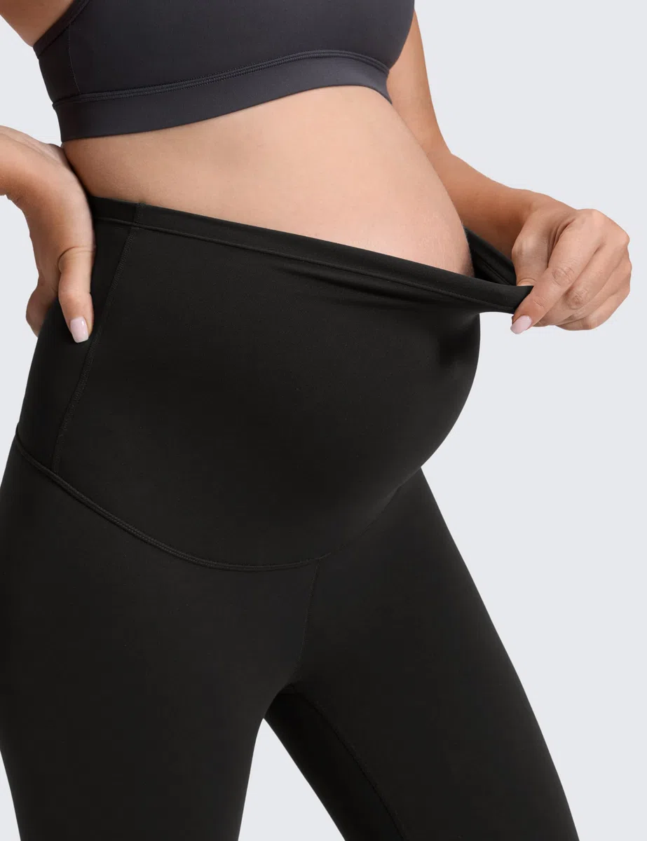 CRZ YOGA Butterluxe Leggings Premaman sopra la Pancia 64/71cm - Leggings Morbidi per la Gravidanza