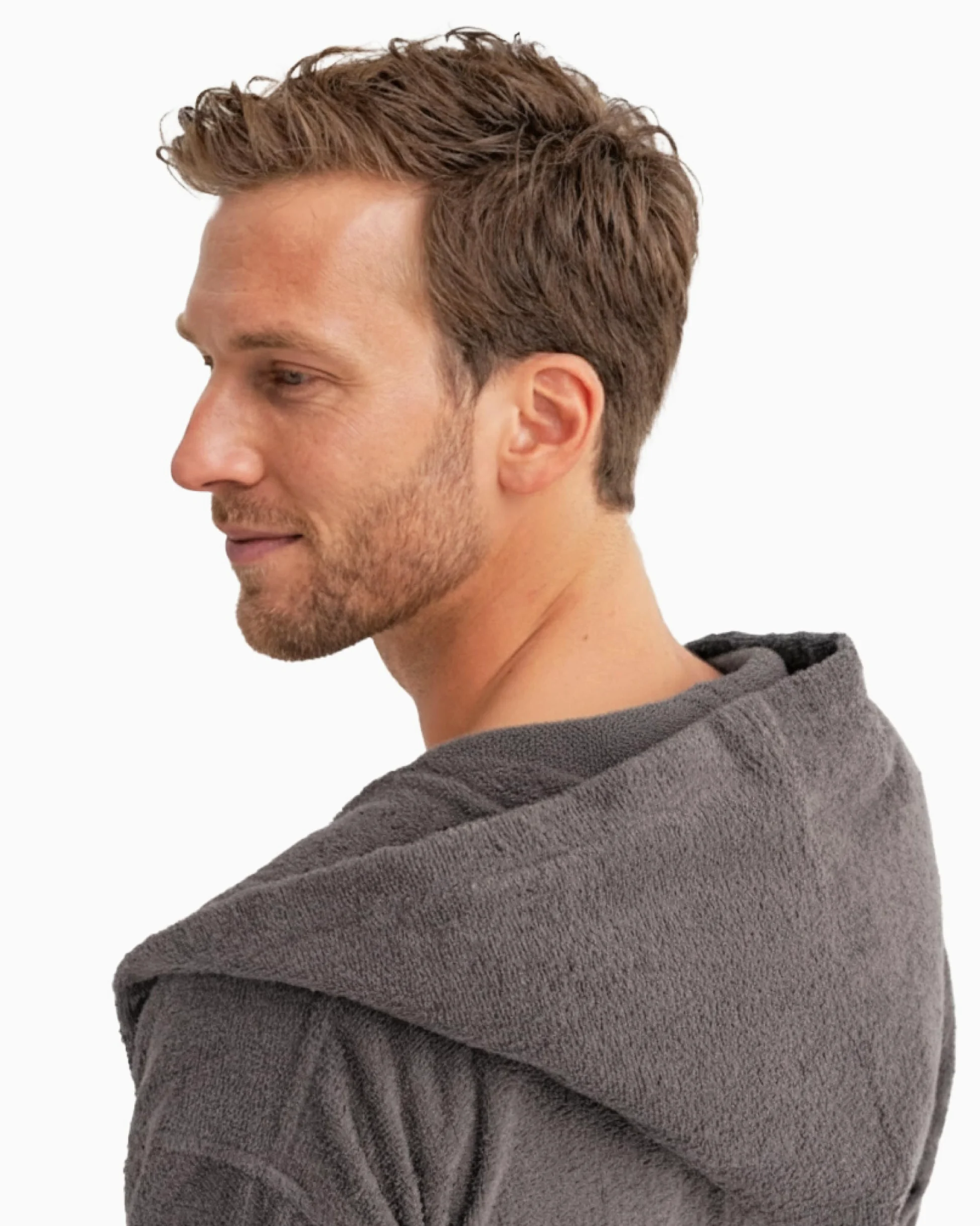 Twinzen Accappatoio Uomo Spugna con Cappuccio 100% Cotone - Morbido, Assorbente, Certificato Oeko-Tex