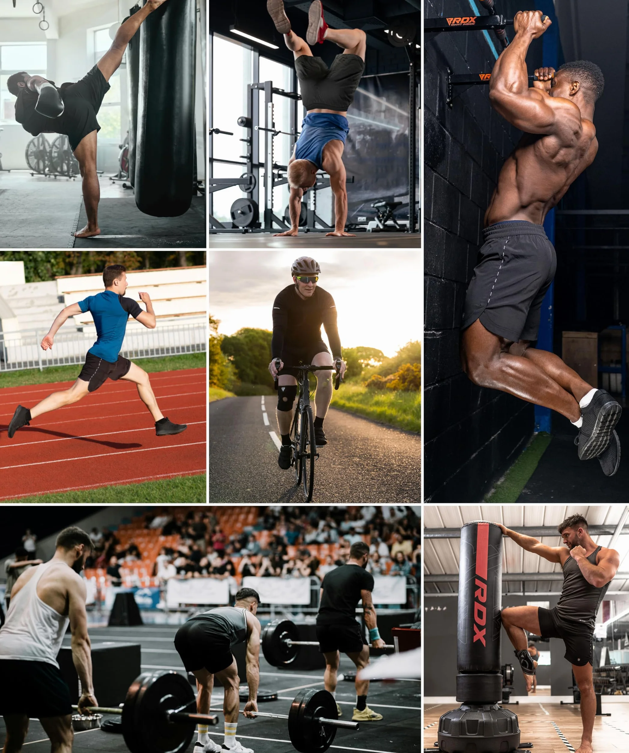 RDX MMA Pantaloncini per Allenamento e Kickboxing - Shorts per la Arti Marziali, Grappling, Boxe, Cage Fight - Grande Short per BJJ e Muay Thai, Fitness Palestra, Combattimento Sportivi