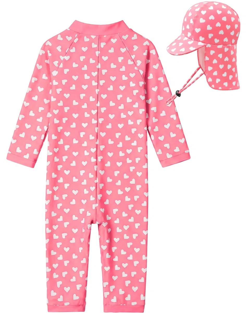 weVSwe Costume da Bagno per Bambini UPF 50+ Rash Guard a Maniche Lunghe con Cerniera sul Cavallo