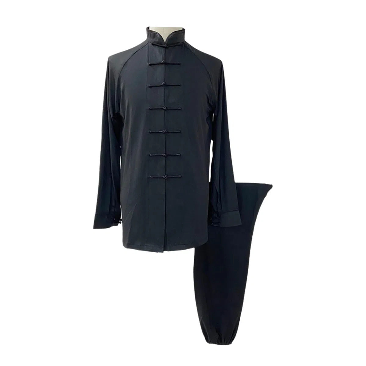Set di Tai Chi Uomini Donna,Uniforme Kung Fu Unisex,Stile Cinese Unisex Set Maniche Lunghe,Leggero E Confortevole,Adatto per Arti Marziali E Meditazione