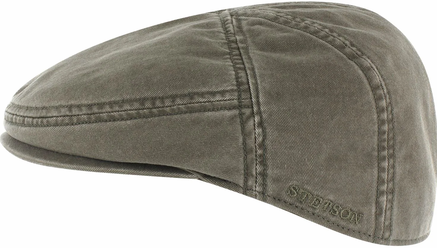 Stetson Paradise Coppola Uomo Berretto Piatto Cotone Protezione UV40 Estate Inverno