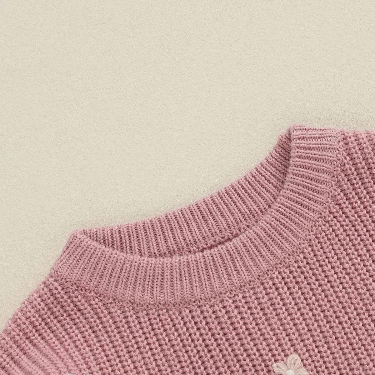 Yassiglia Big Sister Little Sister Abbigliamento per bambine con ricamo, maglione per bambini, a maglia, per l'inverno, caldo, per la sorella
