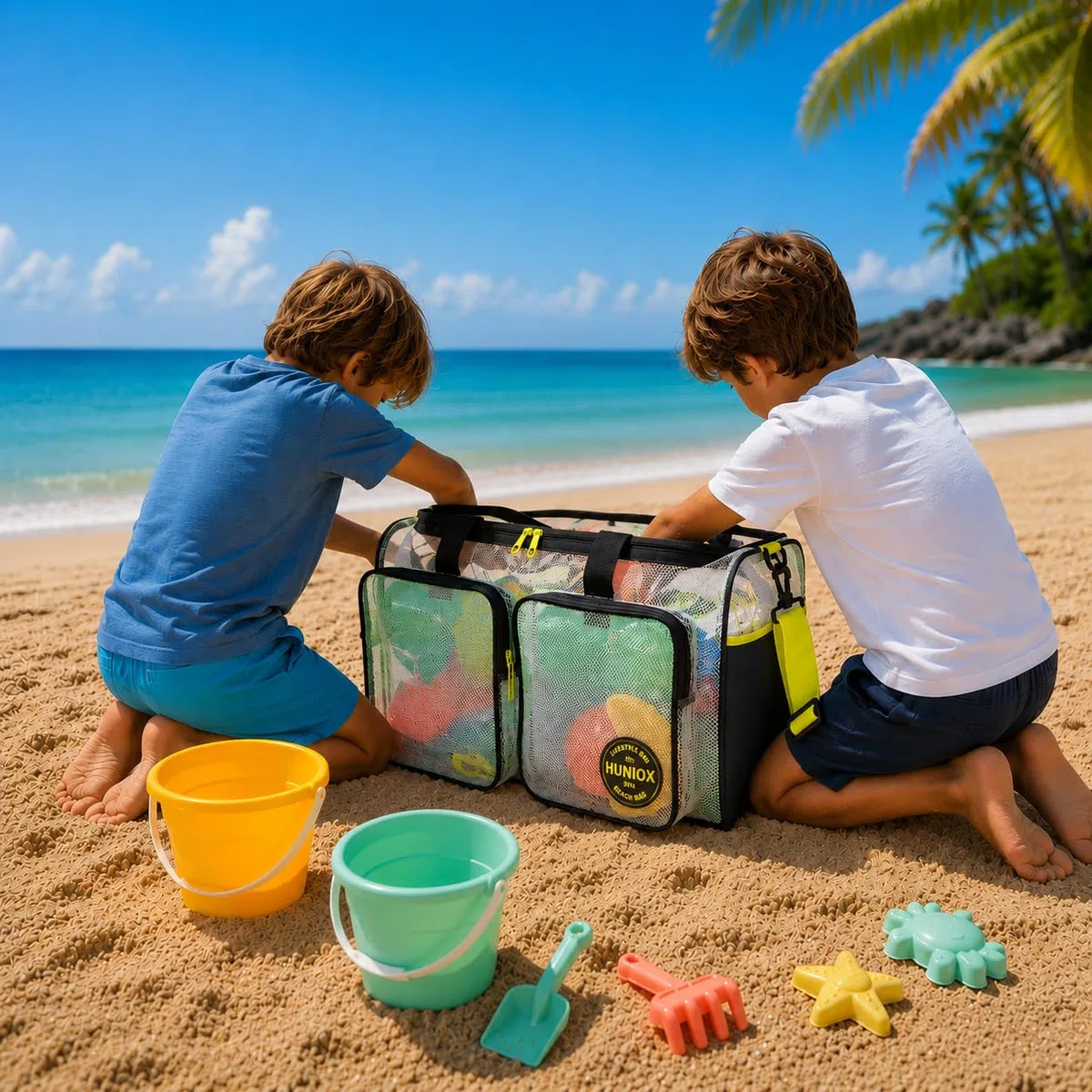 Borsa da spiaggia XXL per famiglia