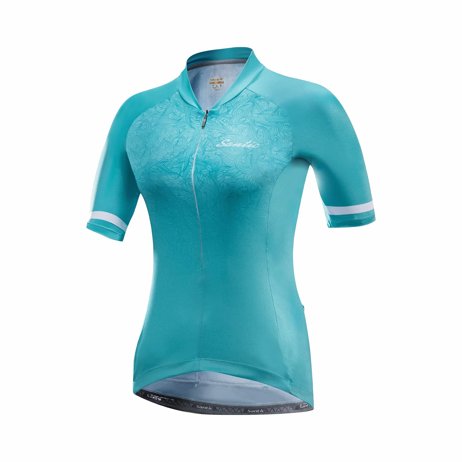 Santic Magliette Ciclismo Donna Maglia Ciclismo Donna Breve Maglietta Bicicletta Camicie Ciclismo per Donna