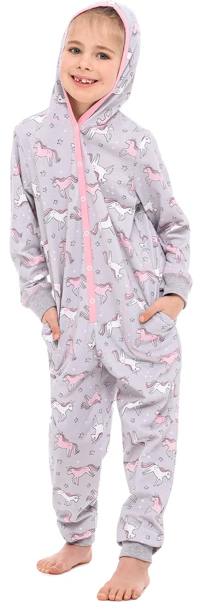 Merry Style Pigiama Intero con Cappuccio Bambina e Ragazza MS10-223