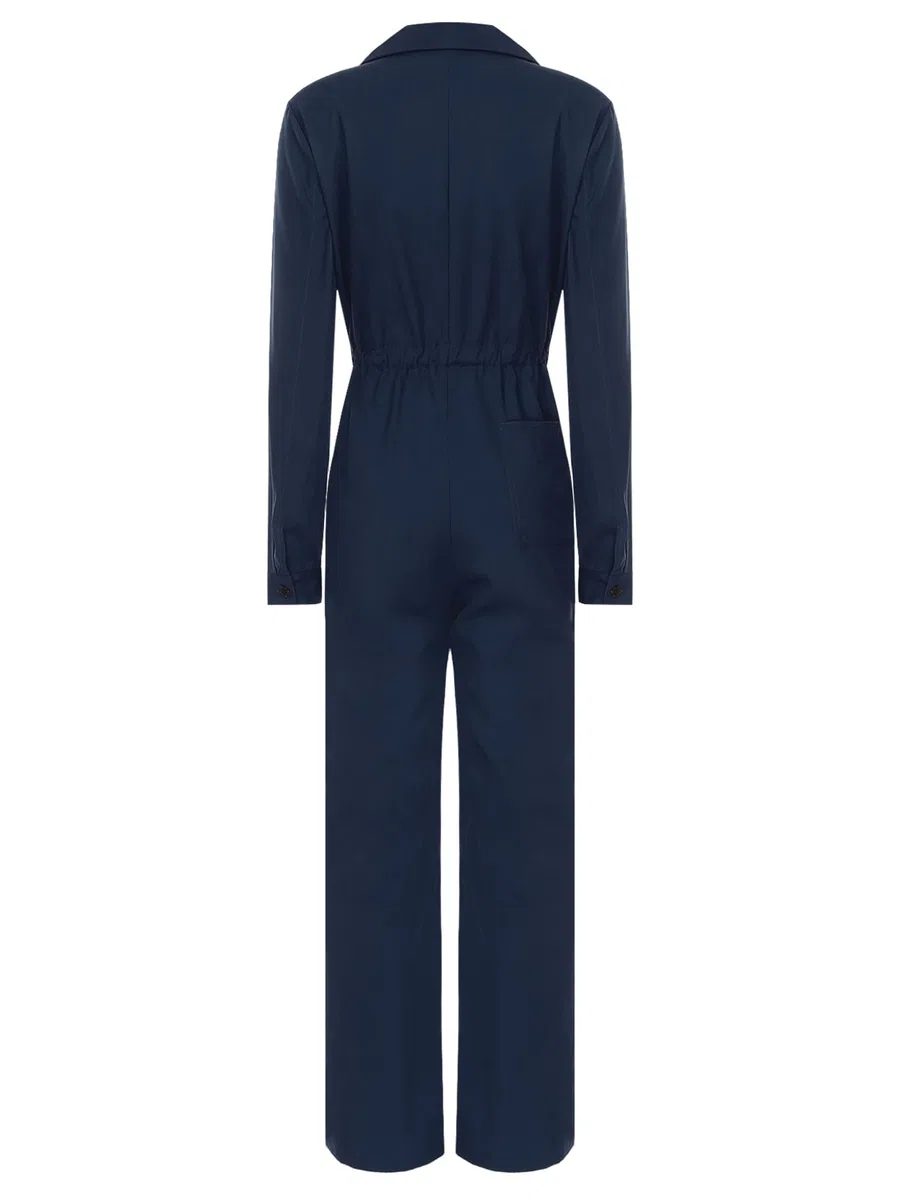 Runhomal Uniforme di Lavoro Donna Adulto Tuta Blu Lavoro Industriale Meccanici