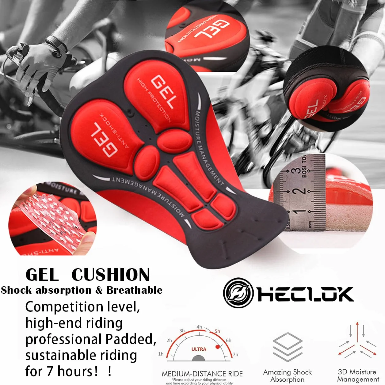 Completi Uomo Ciclismo Estivo Completo Ciclismo Maglia Zip Estivo su strada MTB Maglia Ciclismo Manica Corta e Pantaloncini Bici Imbottiti Salopette Gel