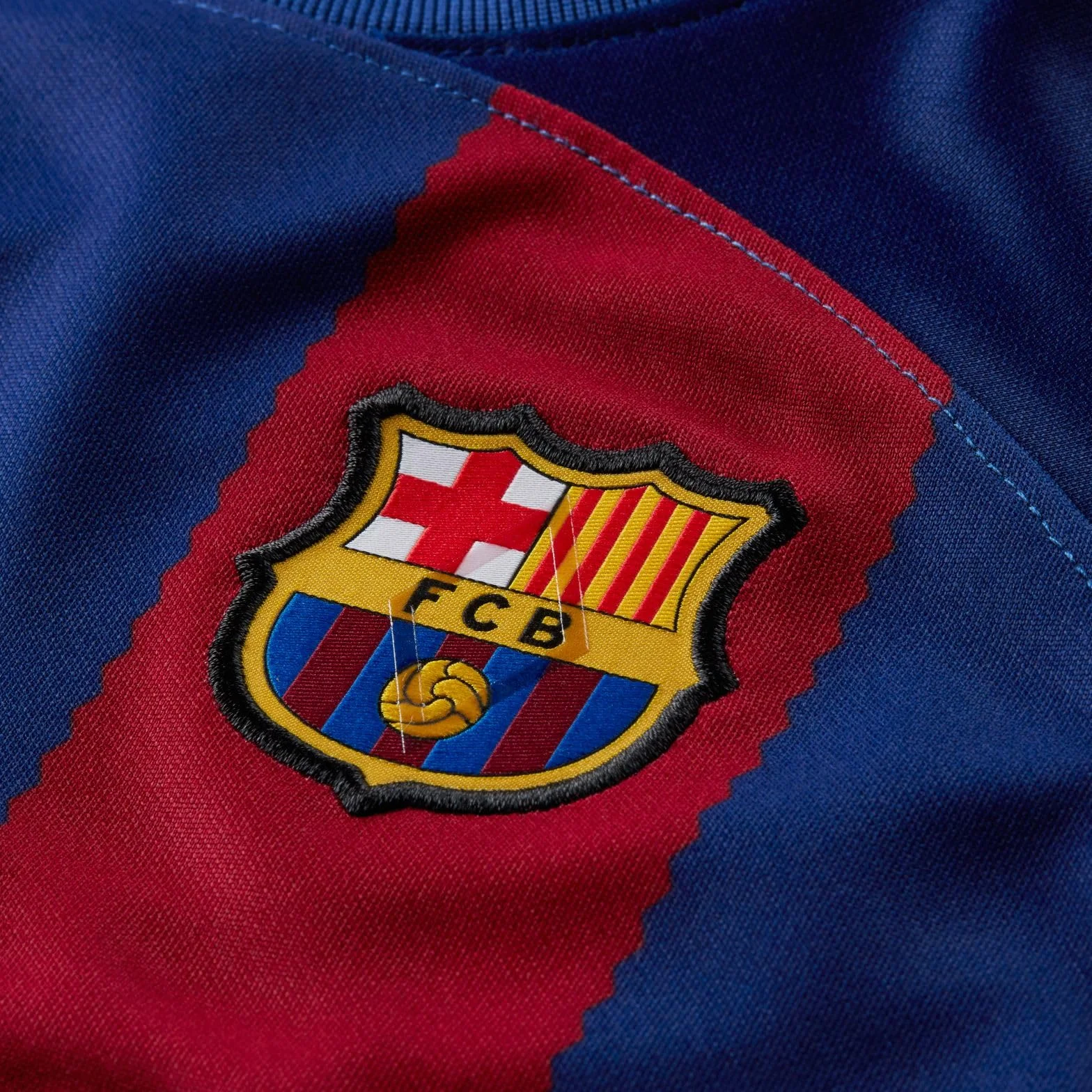 Barcelona FC DX2801-456 FCB LK NK DF Kit HM MiniKit Unisex - Bambino Deep Royal Blue/Noble Red/White L