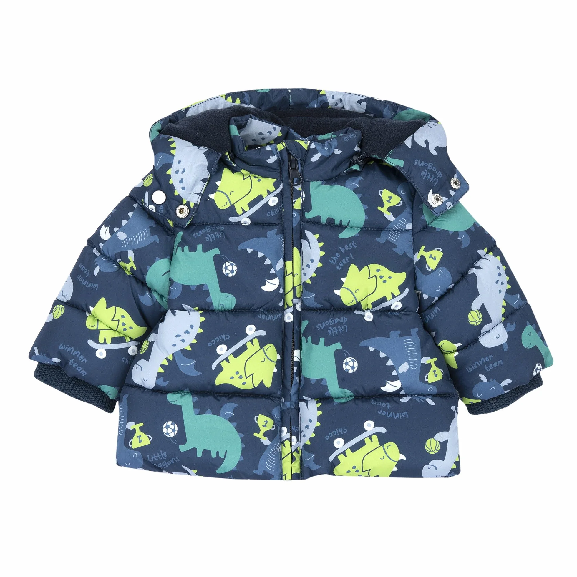 Chicco, Giubbotto Neonato e Neonata in Caldo e Morbido Tessuto, con Cappuccio e Pratica Chiusura, Lavabile in Lavatrice, Abbigliamento Bambino e Bambina, Designed in Italy