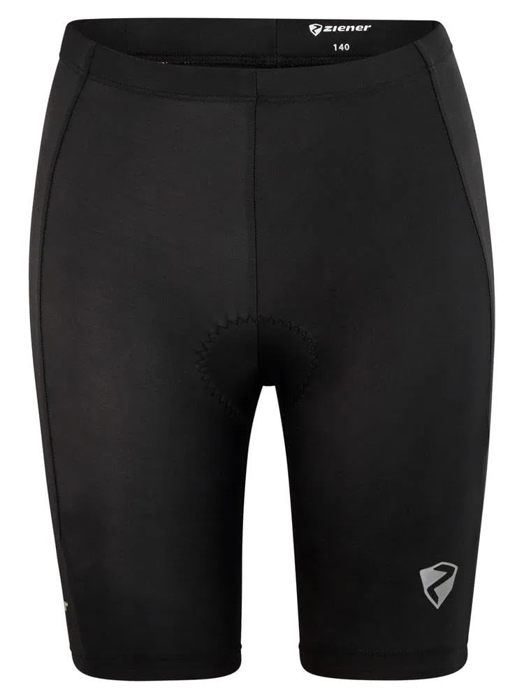 Ziener Pantaloni da Ciclismo Unisex per Bambini, per Mountain Bike, Bici da Corsa, Traspiranti, ad Asciugatura Rapida, Imbottiti, Nimo X-Function