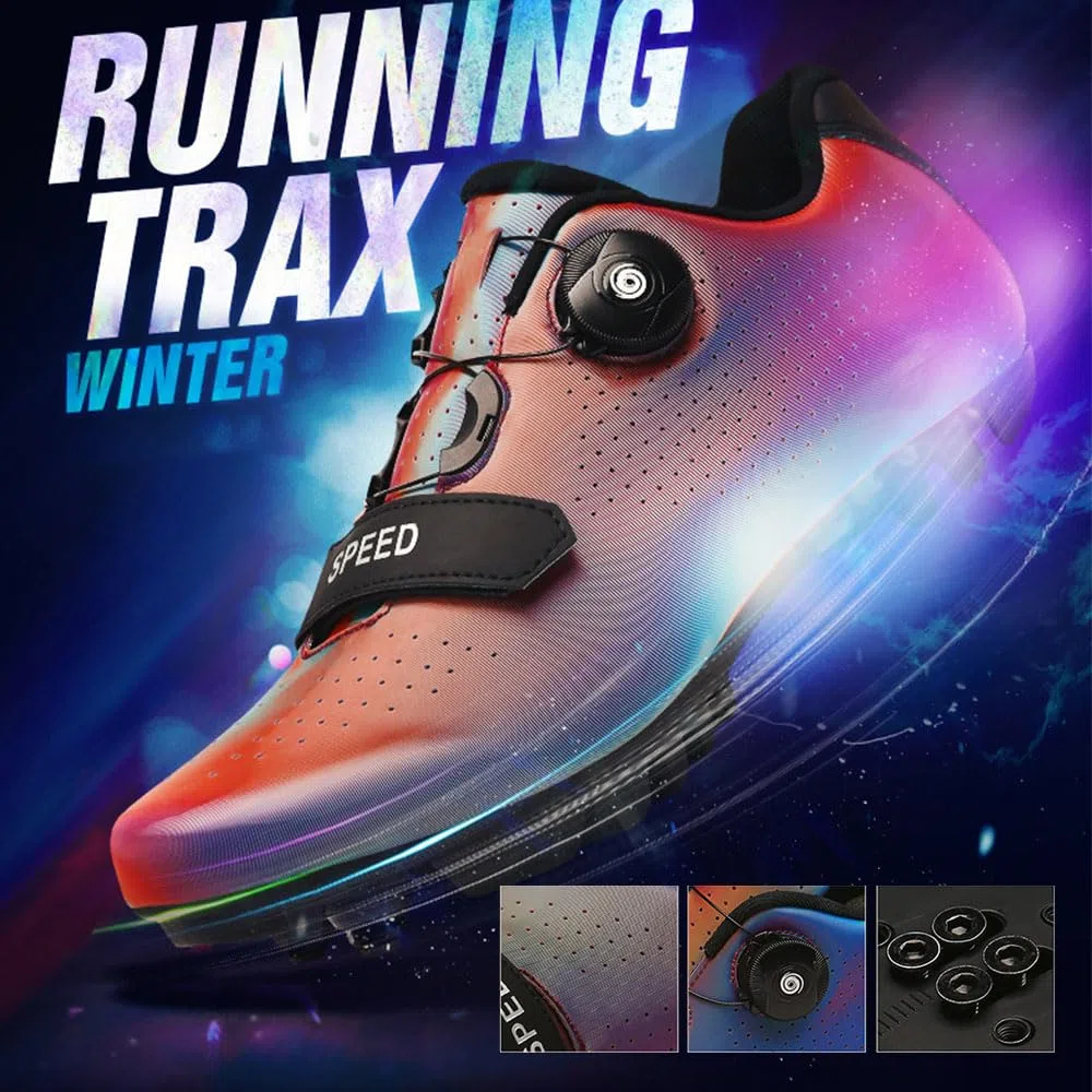Scarpe Ciclismo Strada con Blocco Pedale Scarpe Ciclismo Unisex Scarpe MTB Uomo Donna 36-47 EU Traspiranti Scarpe da Equitazione Scarpe MTB Road SPD Scarpe da Ciclismo da Bici