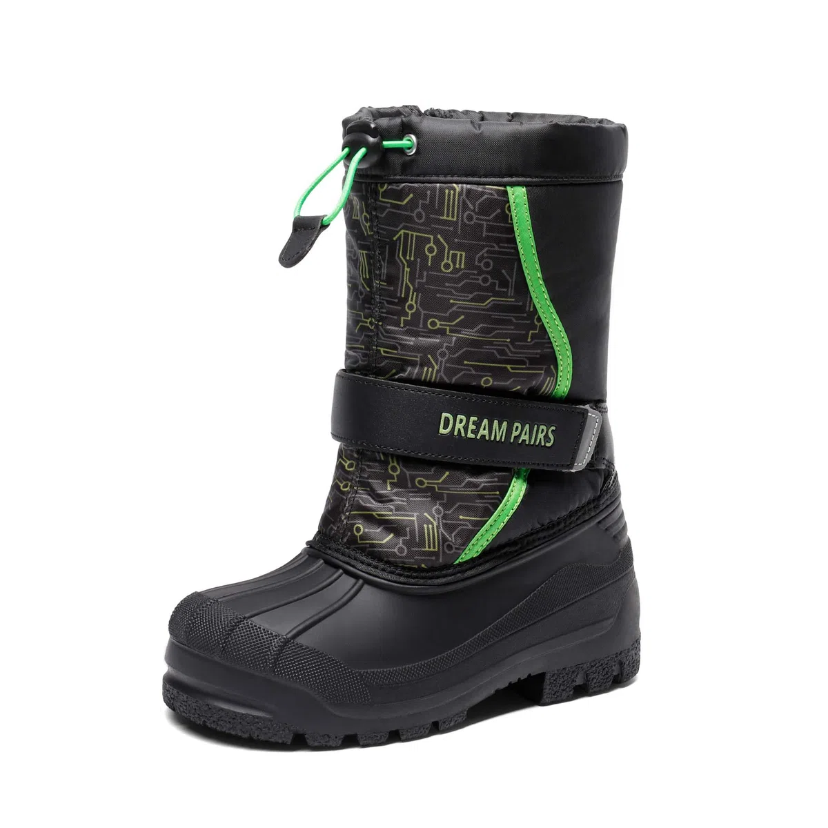 DREAM PAIRS Kids Bambino Bambina Stivali da Neve Impermeabile Invernali Stivali Caldi Foderati in Pelliccia Sintetica per Ragazzi e Ragazze