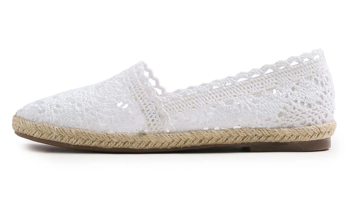 Feversole Close Toe Espadrilles Women's Comfort Breathable Slip On Flats Shoes