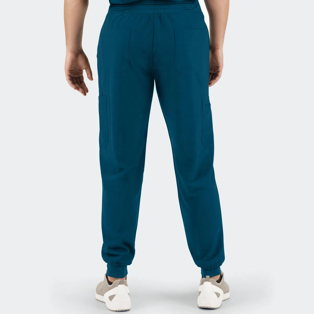 B-well MATTEO Divisa Sanitaria Uomo Elastica | Uniforme Sanitaria | Set con Casacca e Pantalone Jogger | Divise con Spandex