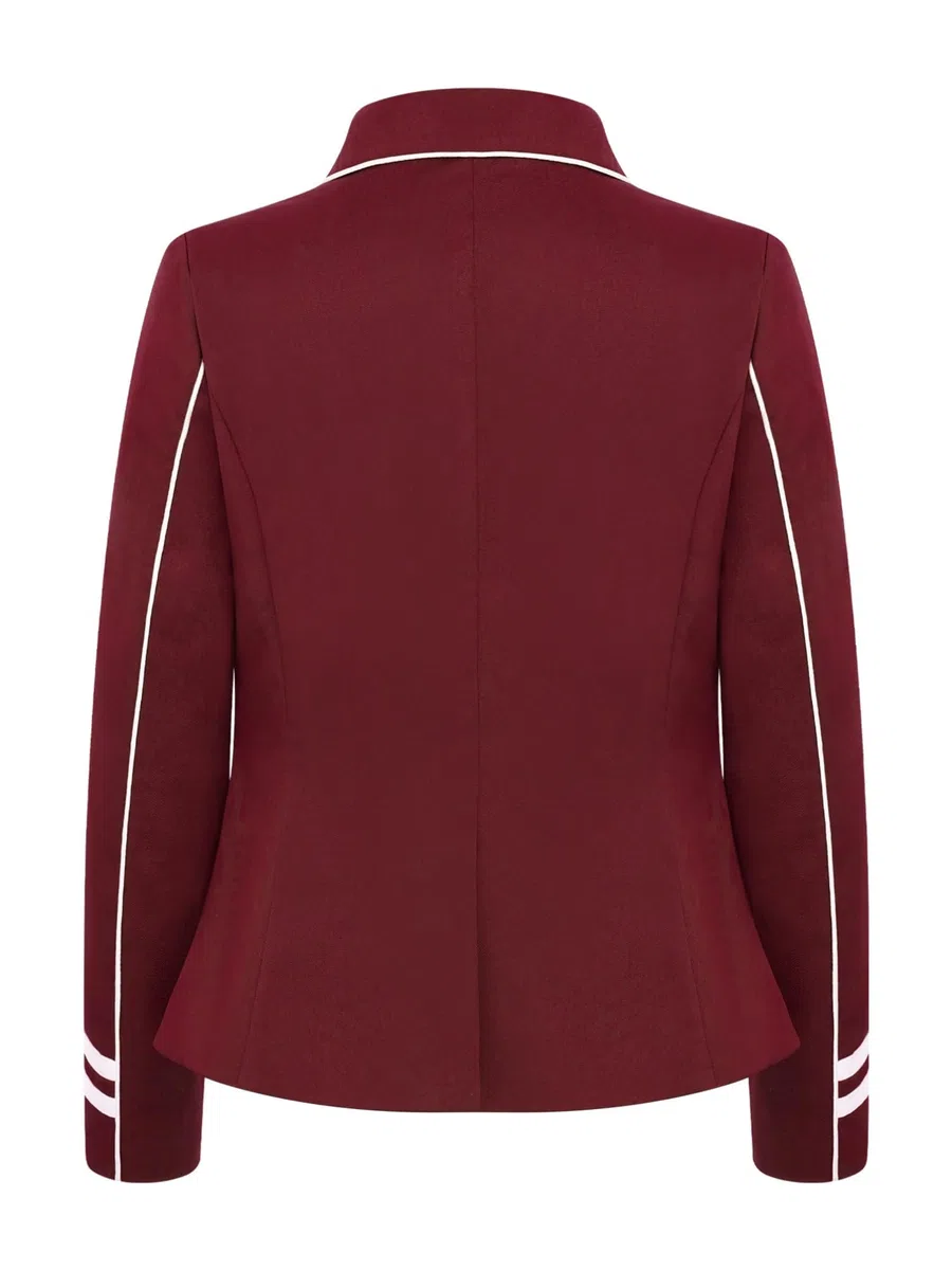 dPois Giacca da Competizione Bambina Giacche da Equitazione Concorso Maniche Lunghe Capispalla da Torneo con Bottoni Blazer Competition Jacket Giacca da Equestre