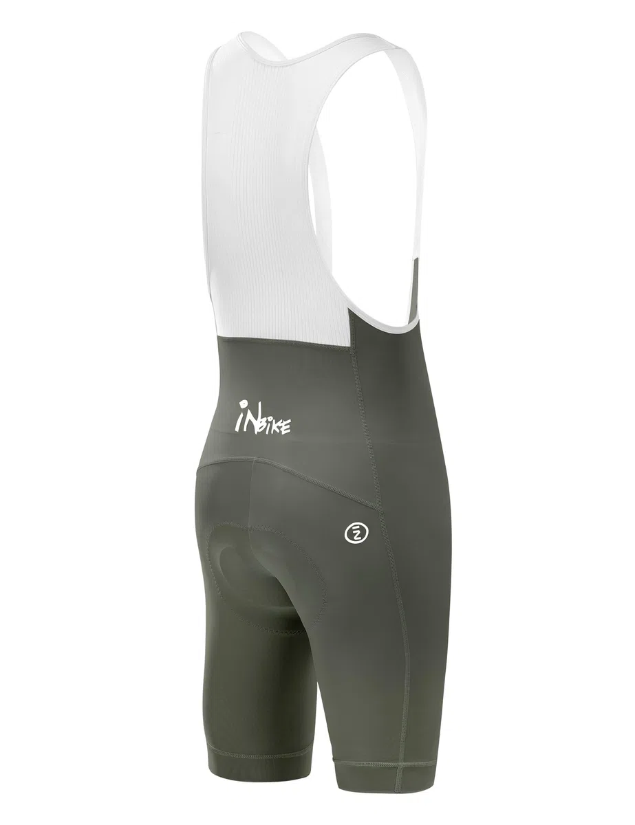 INBIKE Salopette Ciclismo Uomo con Fodello 3D Pantaloncini Bici da Strada con Bretelle Pantaloncini MTB Traspirante Asciugatura Rapida Abbigliamento Ciclismo Estivo