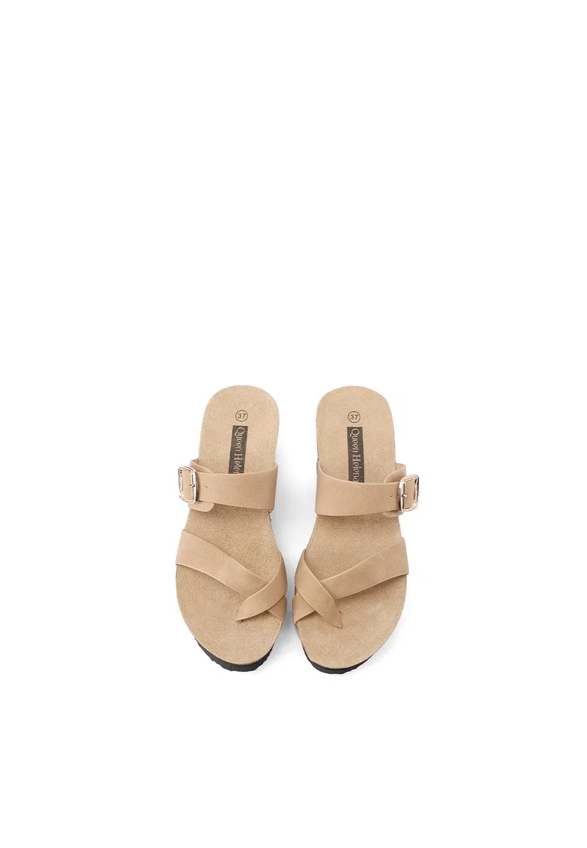 QUEEN HELENA Infradito con Zeppa Platform Casual Donna X32-212