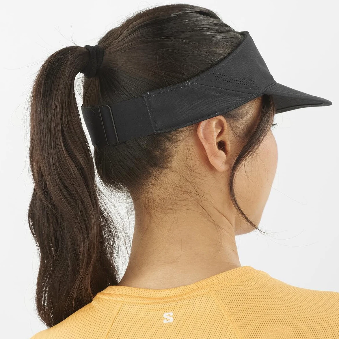Visiera Salomon Shakeout, Look Riflettente audace, Tessuto Traspirante ad Asciugatura Rapida, Tesa Flessibile Ripiegabile e vestibilità Regolabile per la Corsa