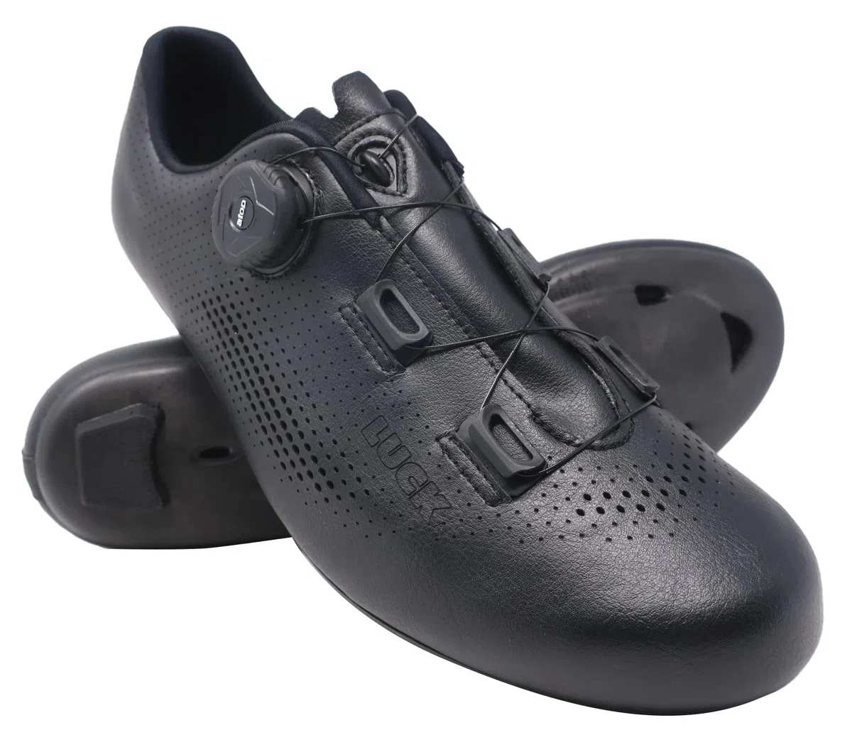 LUCK , Scarpe da ciclismo da strada Light, con suola in carbonio e sistema rotativo di precisione.